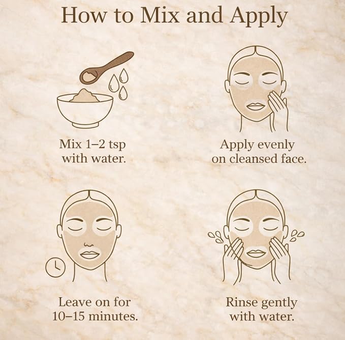 Nava Kanti Lepa face pack powder and Ayurvedic skincare ritual